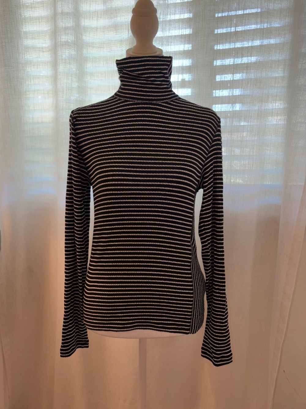 Madewell striped turtleneck